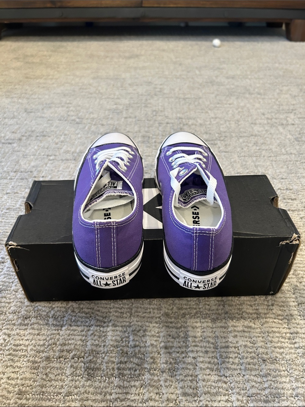 Converse Chuck Taylor All Star Low-Top Sneaker - Electric Purple 8 - Picture 5 of 7
